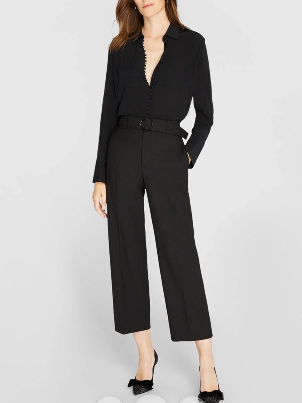 Club Monaco Black ring pant.